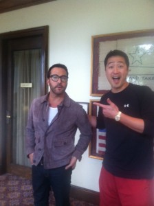 Jeremy Piven and Larry Chiang at SXSW