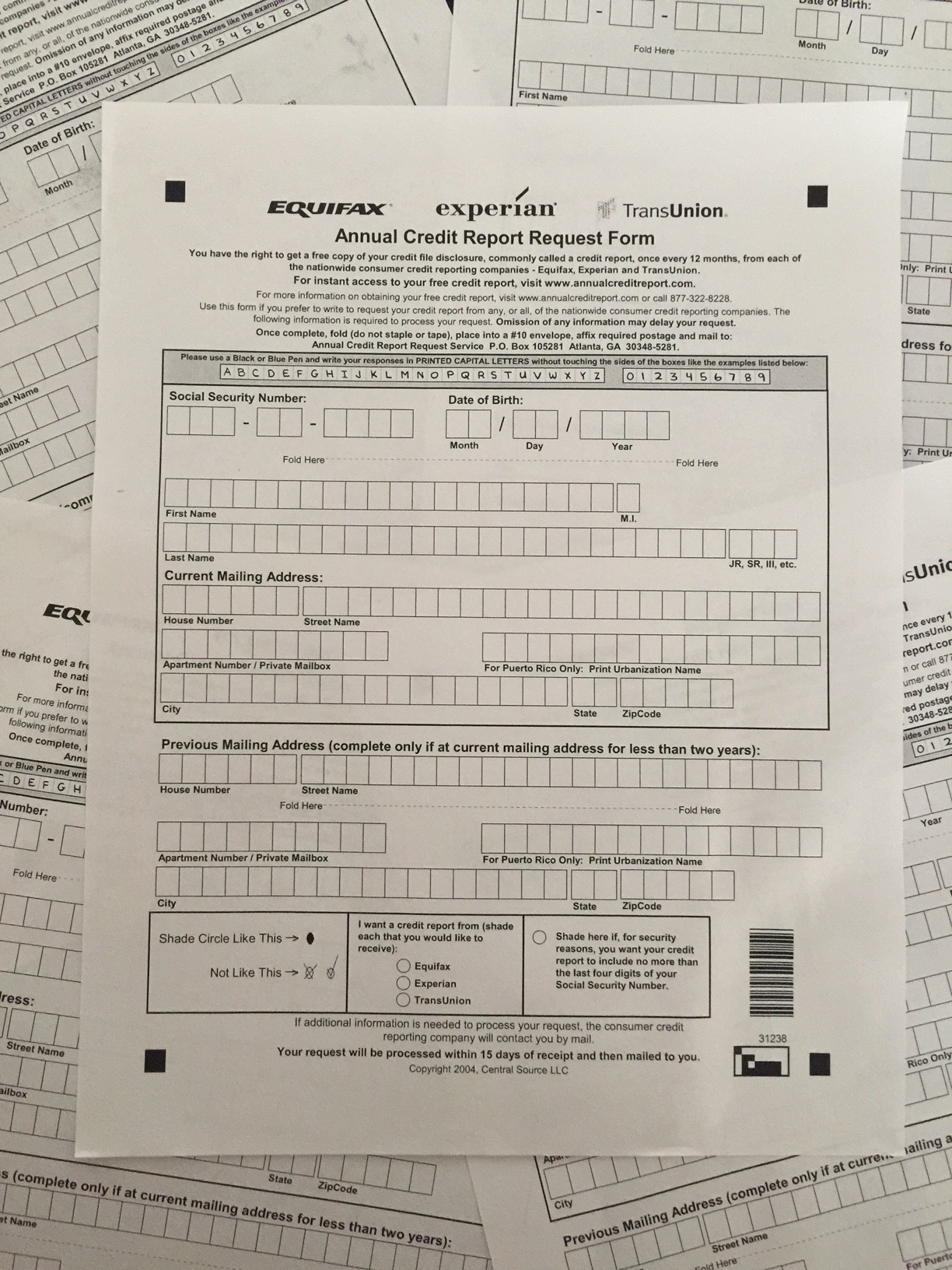 Ftc Form Example (650) 283-8008 text to get Special FTC Form to Print