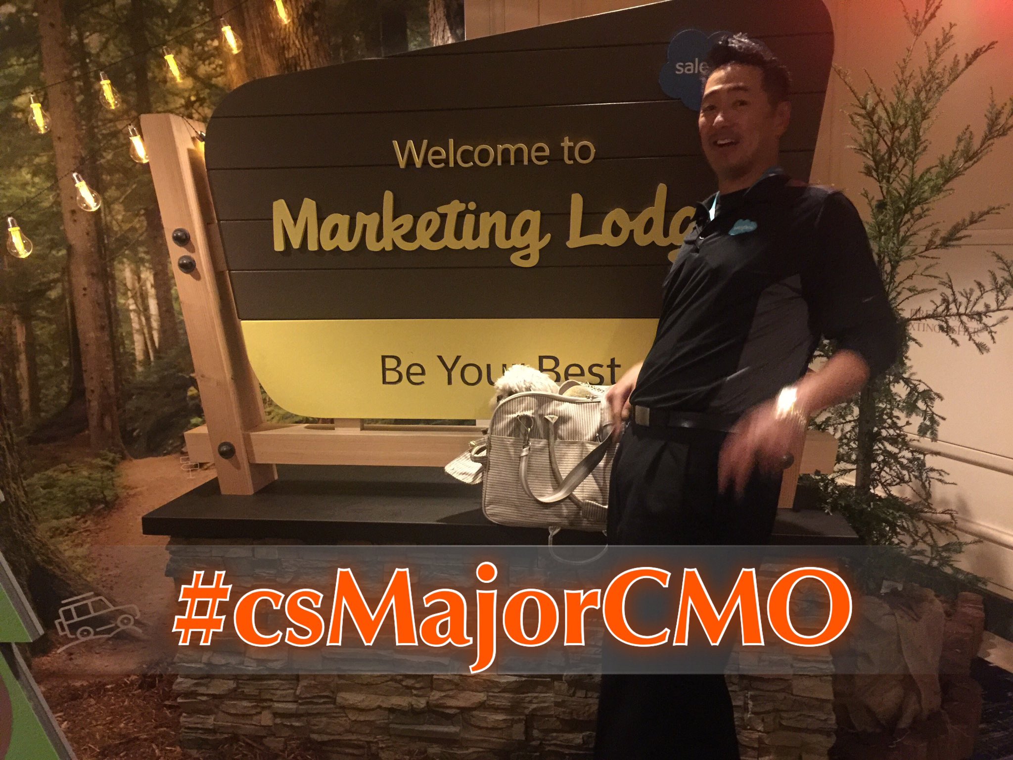 CS major chief-marketing-officer #csMajorCMO, Larry Chiang